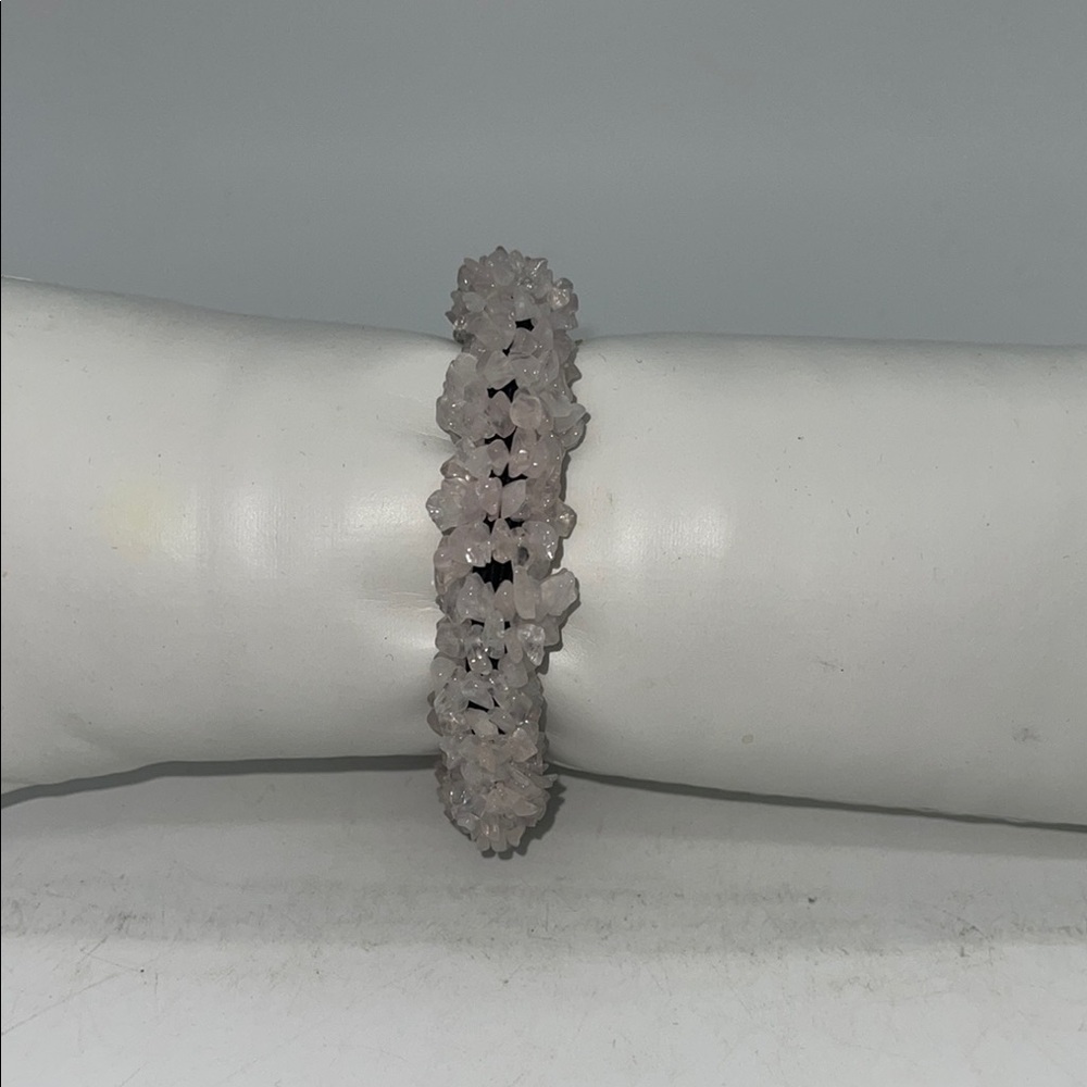 Genuine Jay King Keshi Style Quarried Pink Stone Bracelet